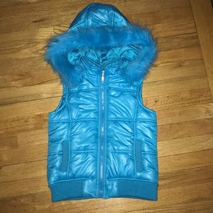 Justice Girl’s puffer vest, size 12